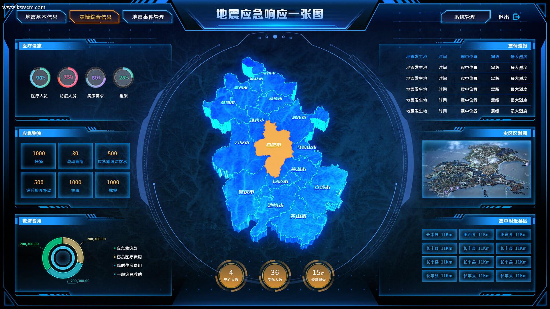 重庆地震局应急响应系统开发案例（示例）